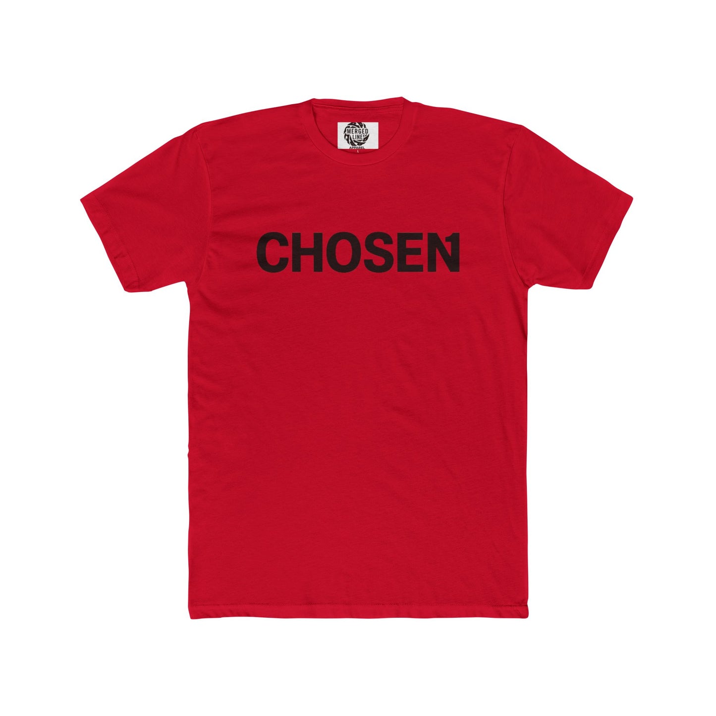 Chosen 1, Unisex Cotton Crew Tee, Casual Graphic Shirt, Gifts for Friends, Everyday Wear, Motivational T-Shirt