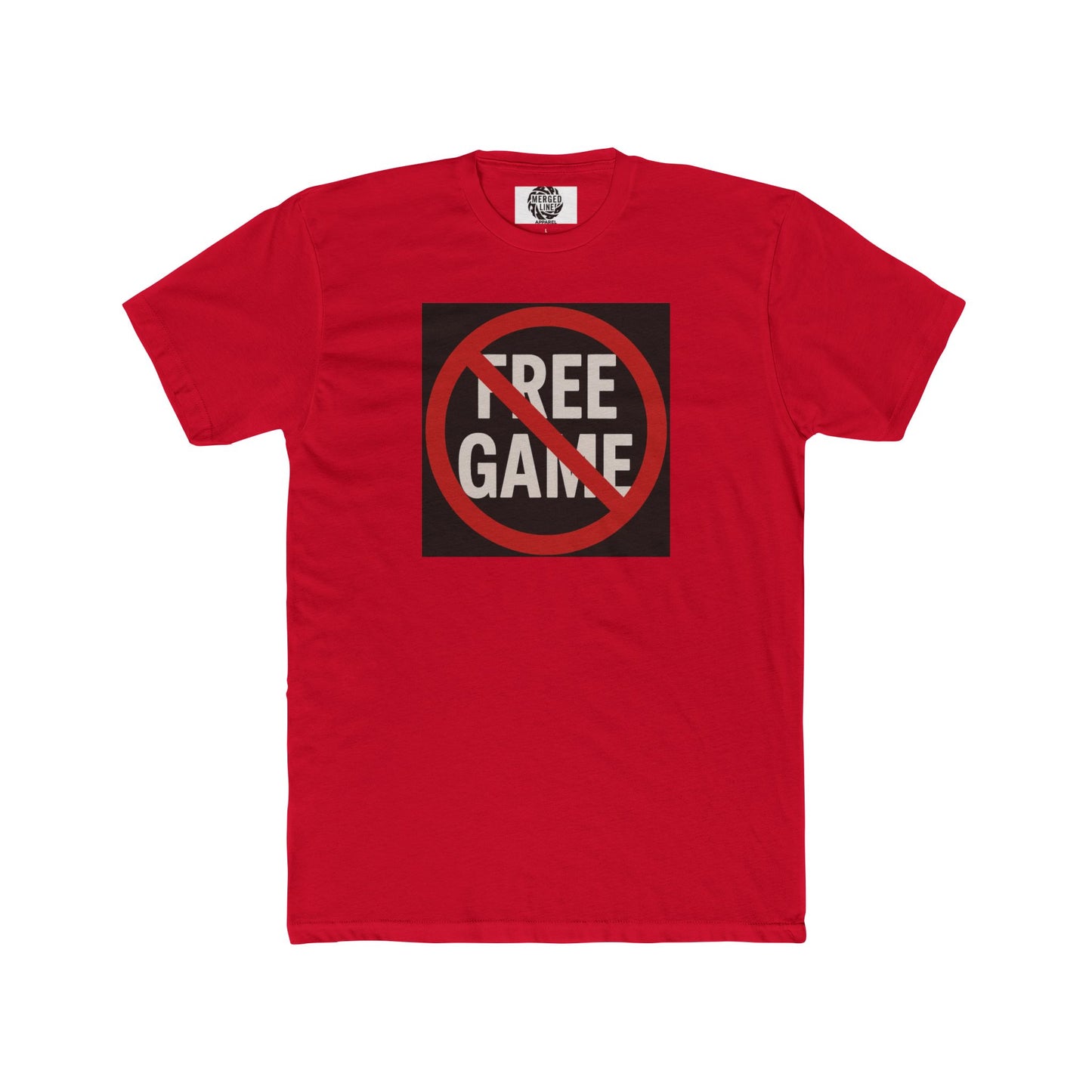 No Free Game Unisex Tee, Casual Wear, Statement T-Shirt, Trendy Apparel
