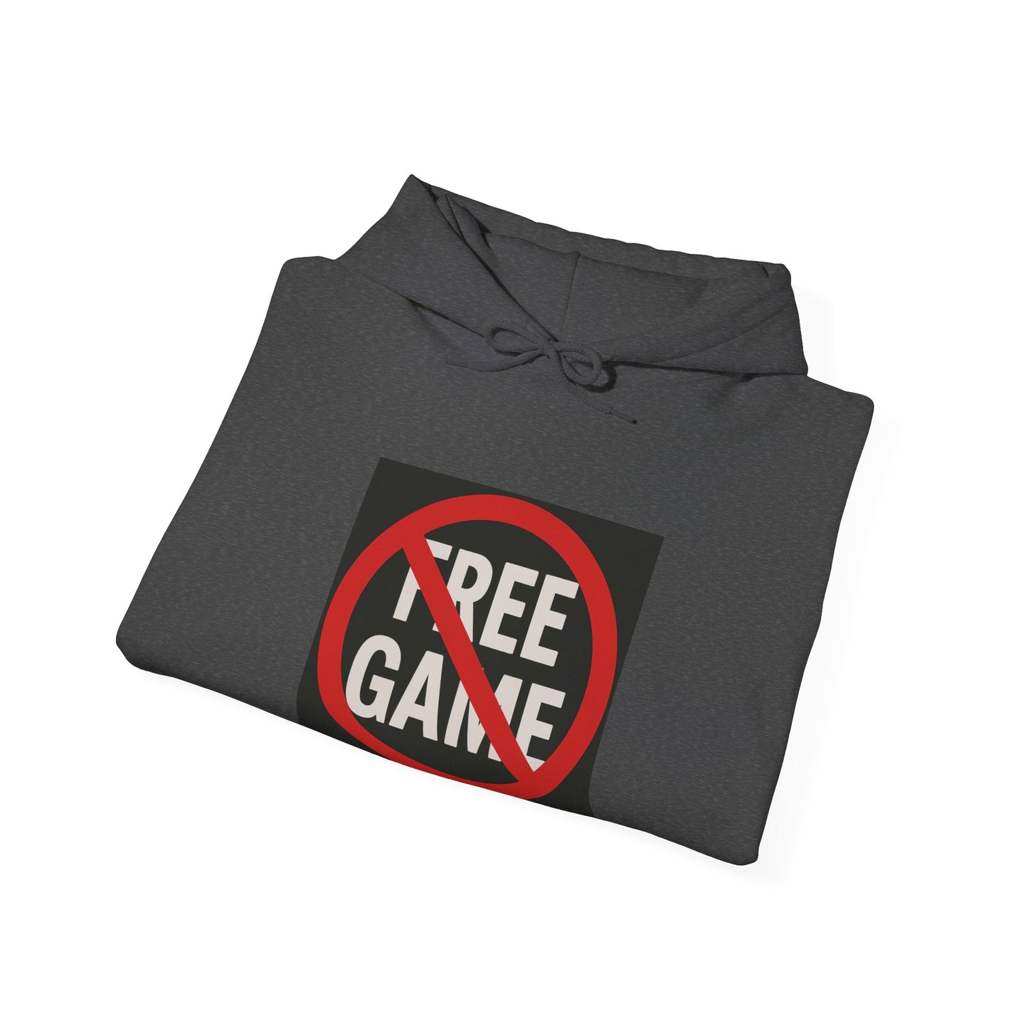 No Free Game Unisex Heavy Blend Hooded Sweatshirt, Cozy Hoodie, Casual Sweatshirt, Gift for Gamers, Oversized Style