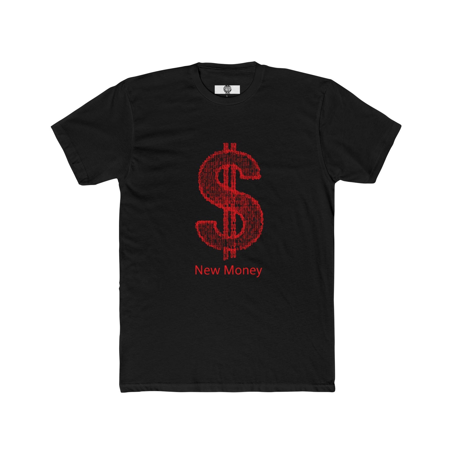 New Money Unisex Cotton Crew Tee, Digital Money Tee, Casual T-Shirt, Gift for Entrepreneurs, Comfortable Everyday Wear, Money-Themed Shirt