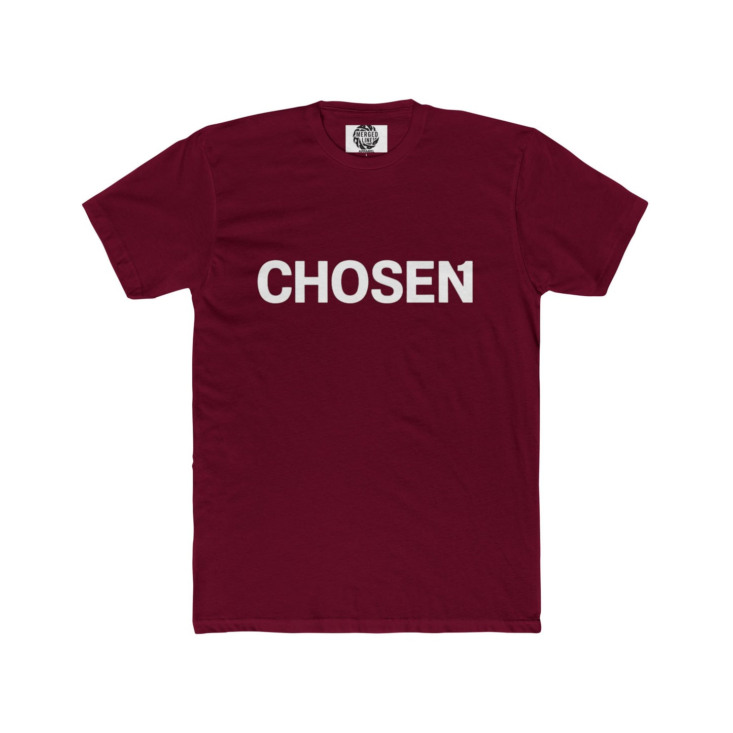 Unisex 'Chosen 1,' Cotton Crew Tee - Casual Wear, Gift for Friends, Inspirational Quote Shirt, Everyday Comfort, Motivational Fashion