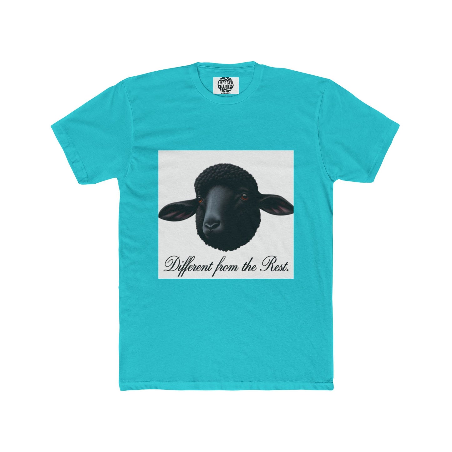 Unique Sheep Graphic Tee, Casual Cotton T-Shirt for Animal Lovers, Gift for Birthdays, Farm Theme, Unisex Apparel