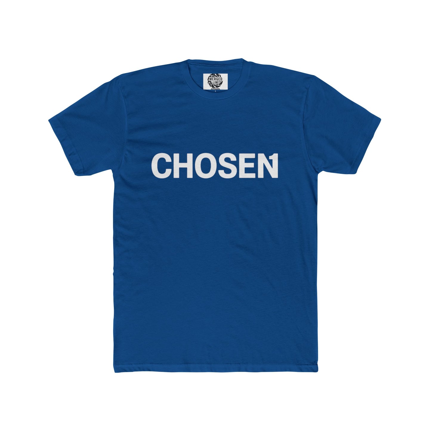 Unisex 'Chosen 1,' Cotton Crew Tee - Casual Wear, Gift for Friends, Inspirational Quote Shirt, Everyday Comfort, Motivational Fashion