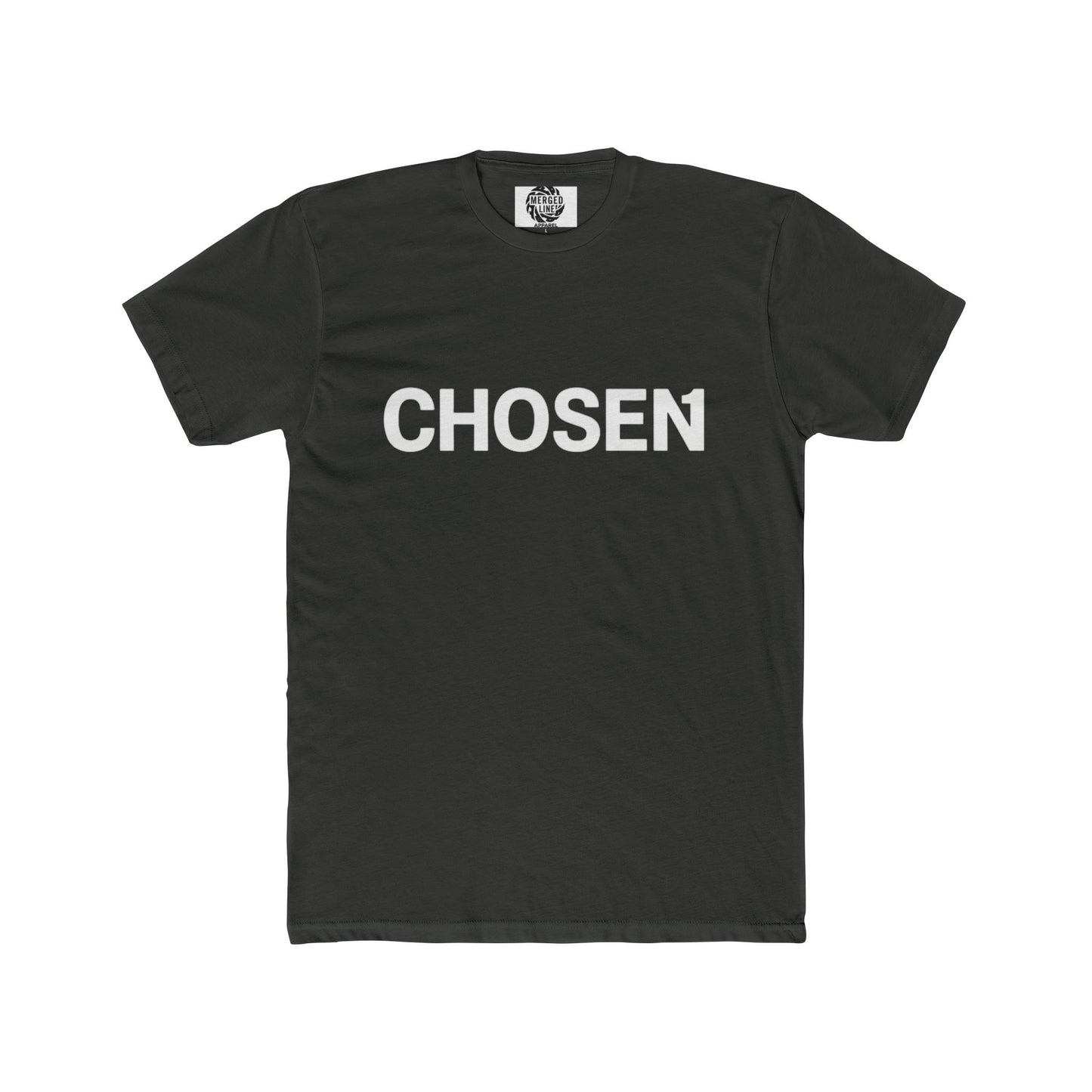Unisex 'Chosen 1,' Cotton Crew Tee - Casual Wear, Gift for Friends, Inspirational Quote Shirt, Everyday Comfort, Motivational Fashion