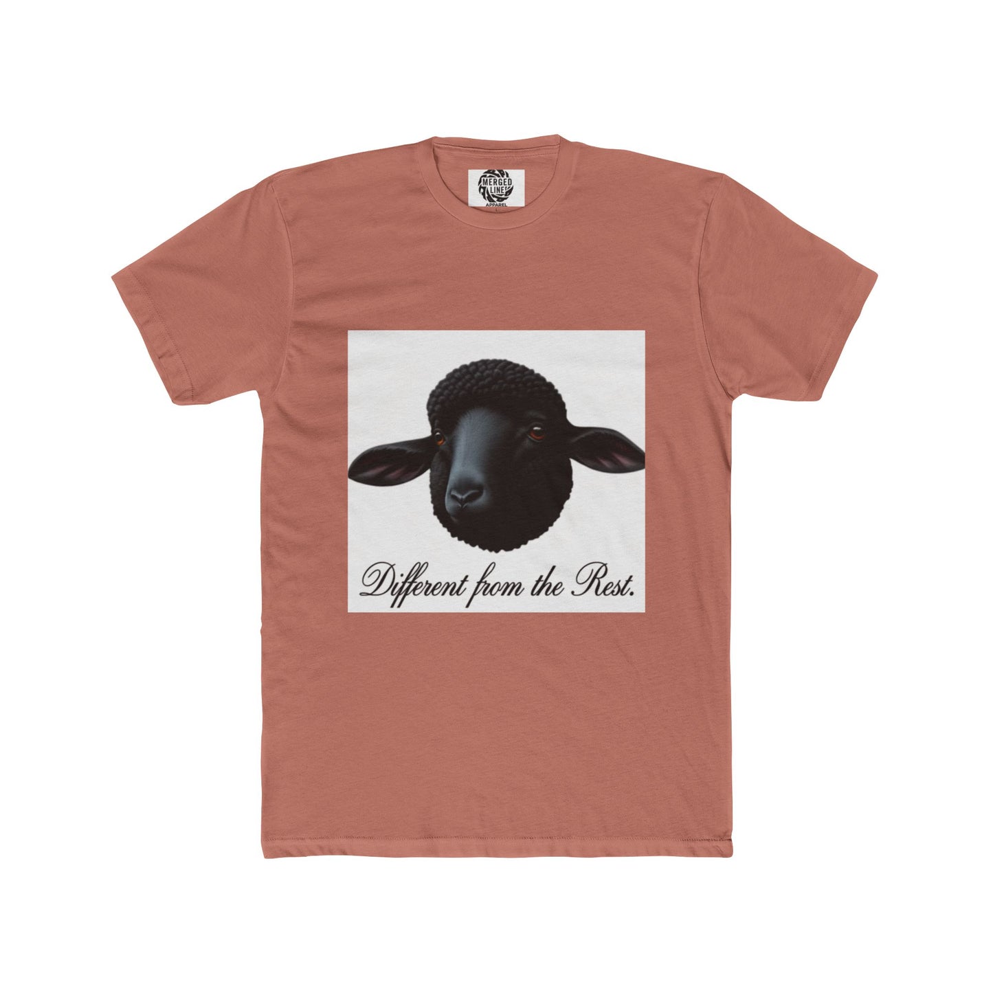 Unique Sheep Graphic Tee, Casual Cotton T-Shirt for Animal Lovers, Gift for Birthdays, Farm Theme, Unisex Apparel