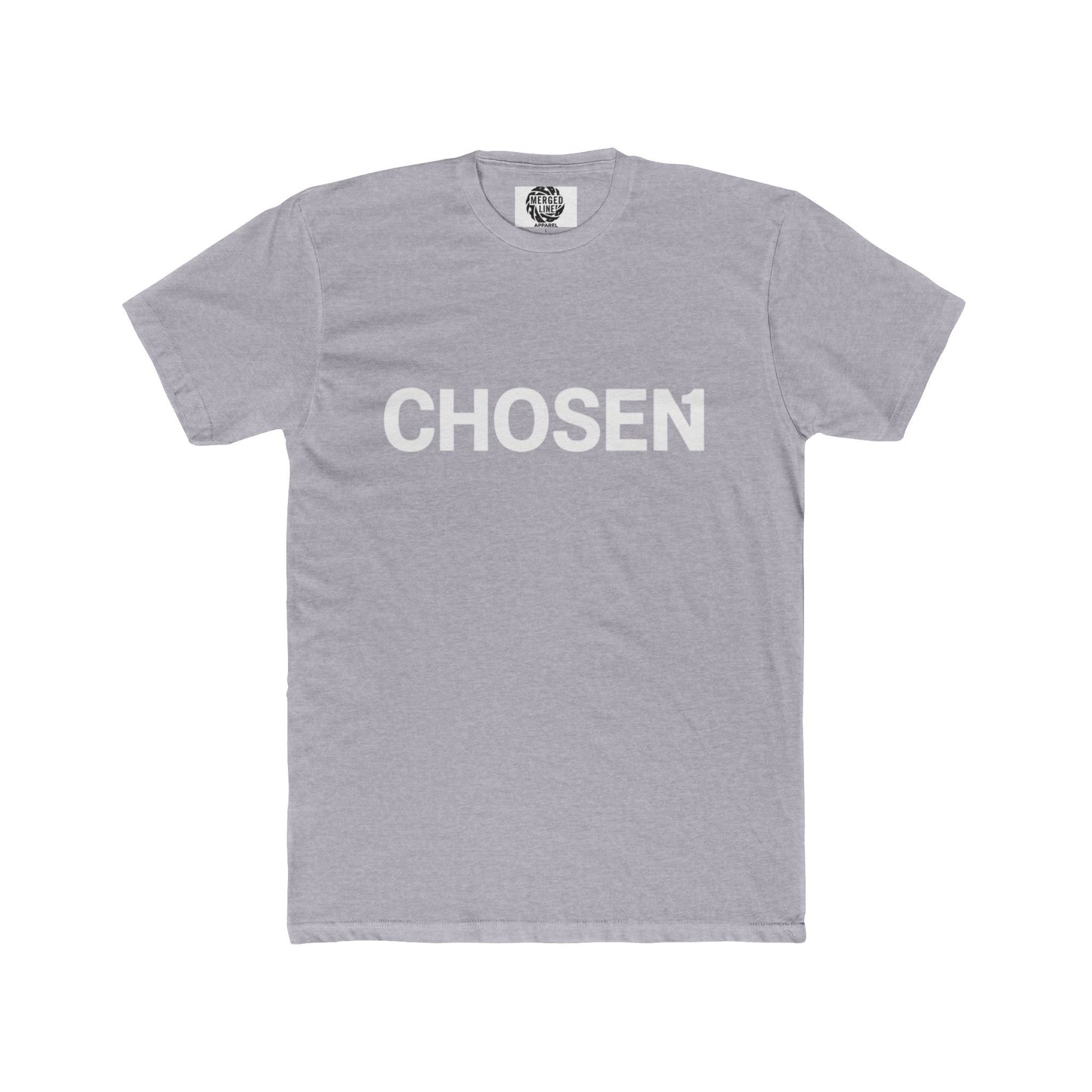 Unisex 'Chosen 1,' Cotton Crew Tee - Casual Wear, Gift for Friends, Inspirational Quote Shirt, Everyday Comfort, Motivational Fashion