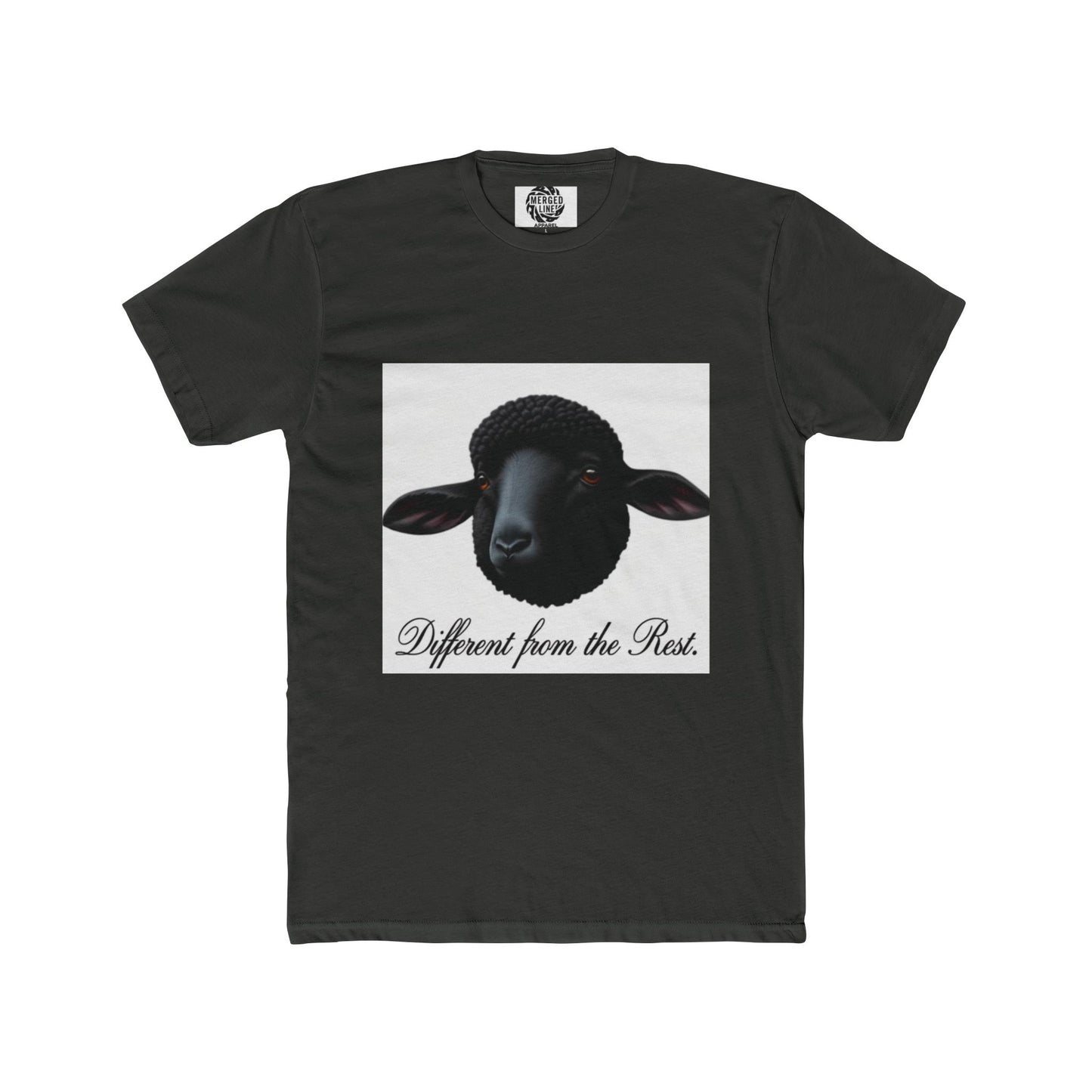 Unique Sheep Graphic Tee, Casual Cotton T-Shirt for Animal Lovers, Gift for Birthdays, Farm Theme, Unisex Apparel