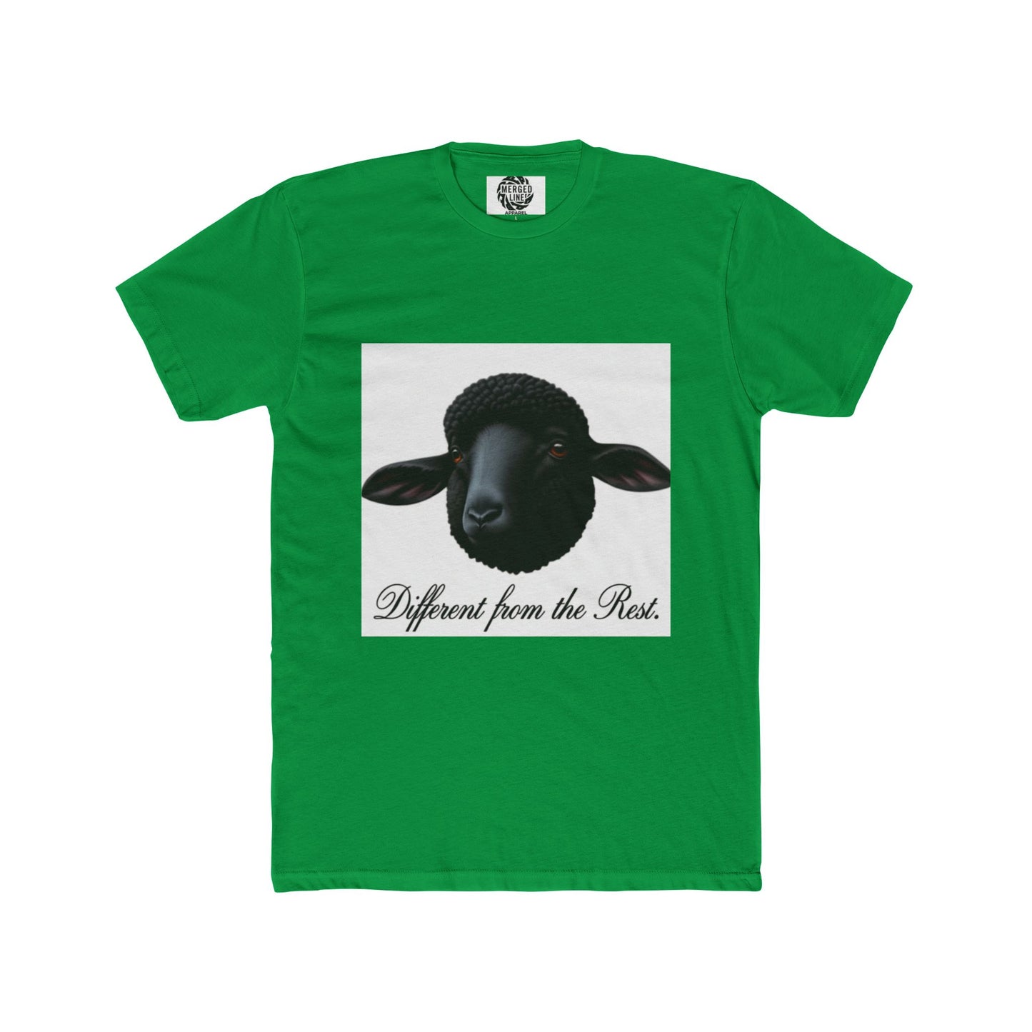 Unique Sheep Graphic Tee, Casual Cotton T-Shirt for Animal Lovers, Gift for Birthdays, Farm Theme, Unisex Apparel