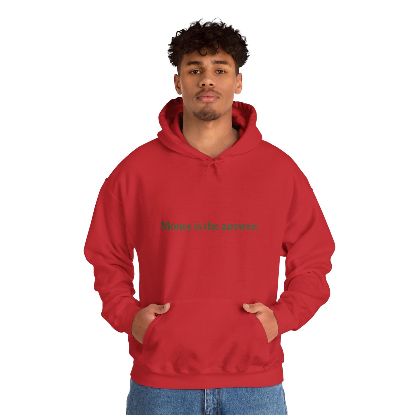 Money is the Answer Hoodie, Unisex Pullover Sweatshirt, Casual Streetwear, Gift for Entrepreneurs, Motivational Apparel