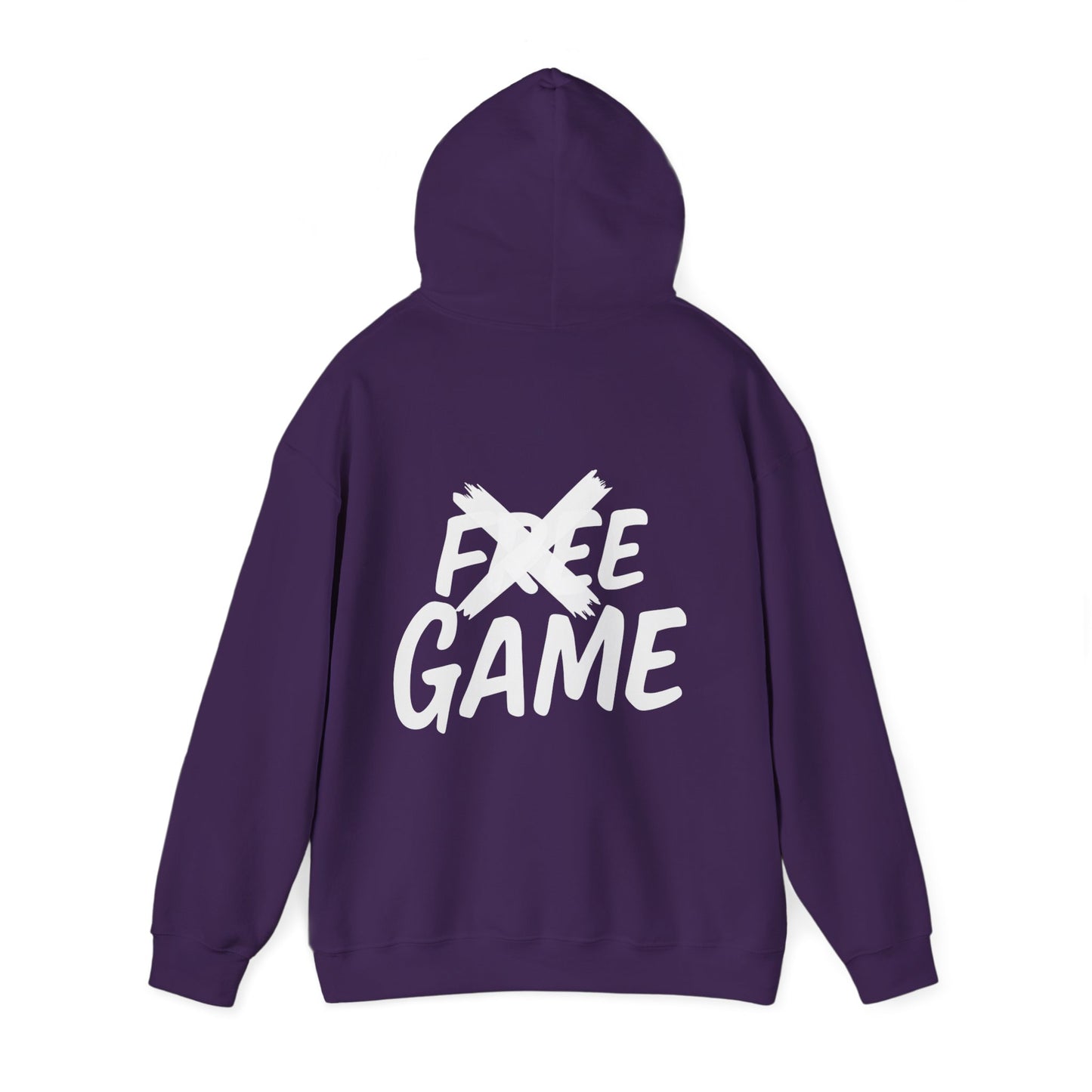 No Free Game Unisex Hooded Sweatshirt, Cozy Outfit, Casual Wear, Trendy Streetwear