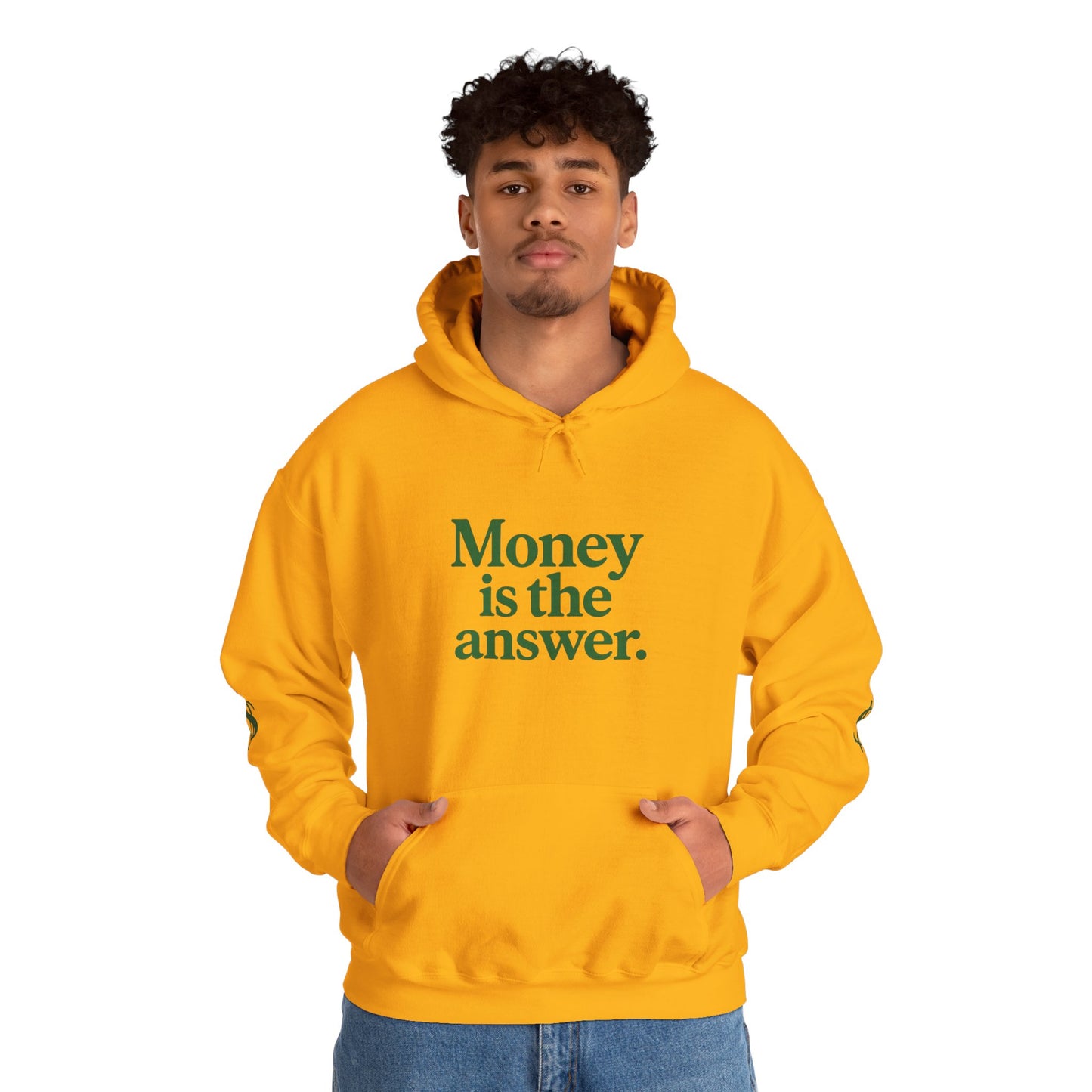 Cozy Money Sweatshirt - Unisex Hooded Sweatshirt, Casual Gift, Money Quote Apparel, Ideal for Everyday Wear, Perfect for Gift Giving