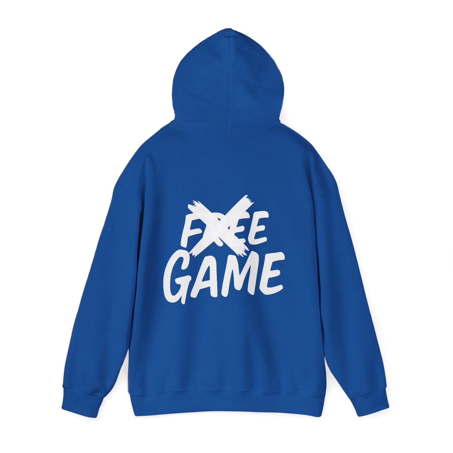 No Free Game Unisex Hooded Sweatshirt, Cozy Outfit, Casual Wear, Trendy Streetwear