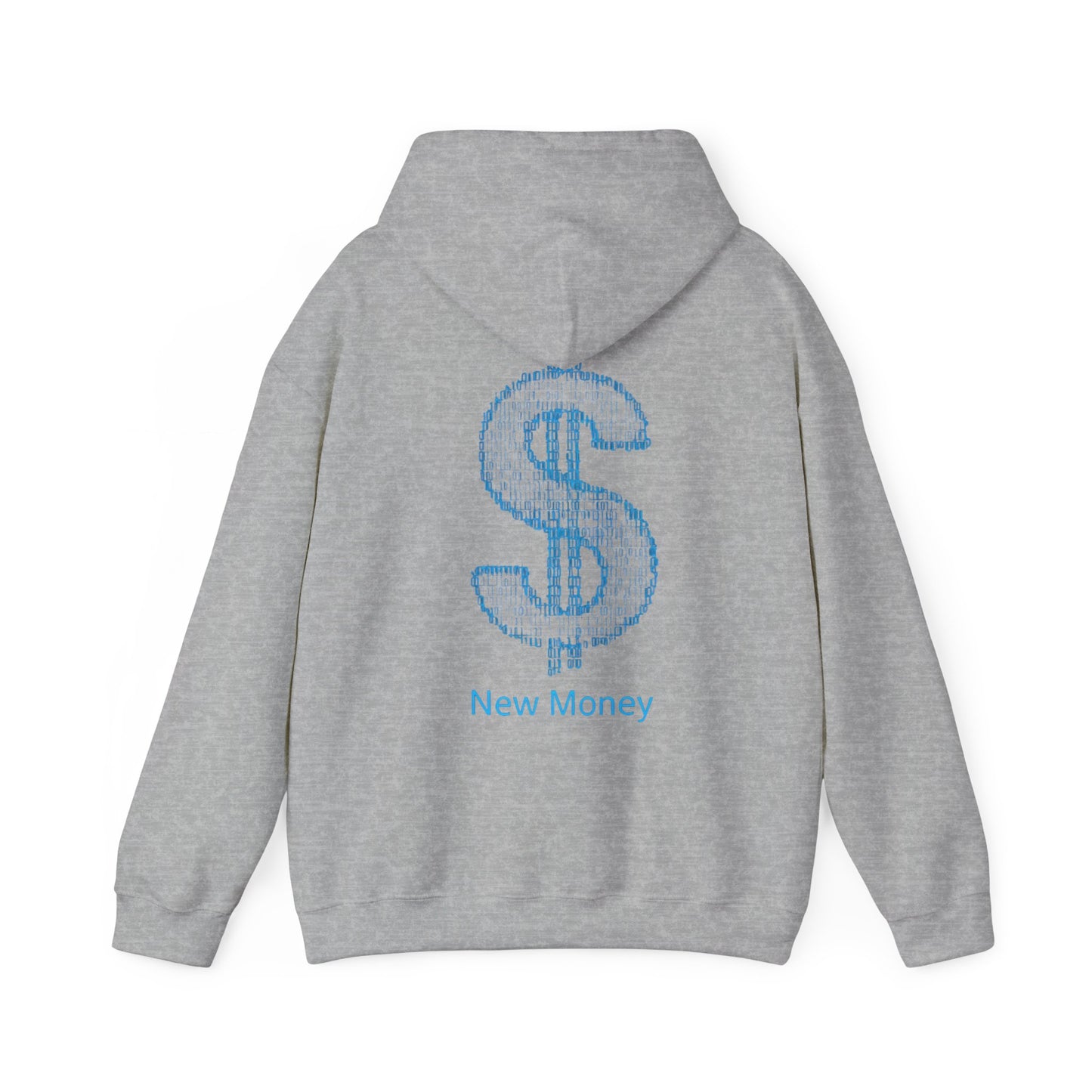 New Money Unisex Hooded Sweatshirt, Stylish Comfort, Casual Clothing, Gift for Him/Her, Streetwear, Trendy Hoodie, Cozy Essentials