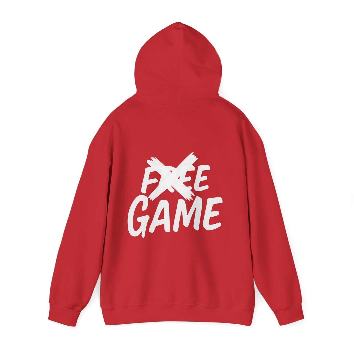 No Free Game Unisex Hooded Sweatshirt, Cozy Outfit, Casual Wear, Trendy Streetwear