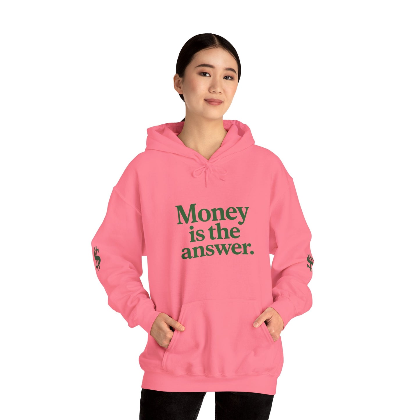 Cozy Money Sweatshirt - Unisex Hooded Sweatshirt, Casual Gift, Money Quote Apparel, Ideal for Everyday Wear, Perfect for Gift Giving