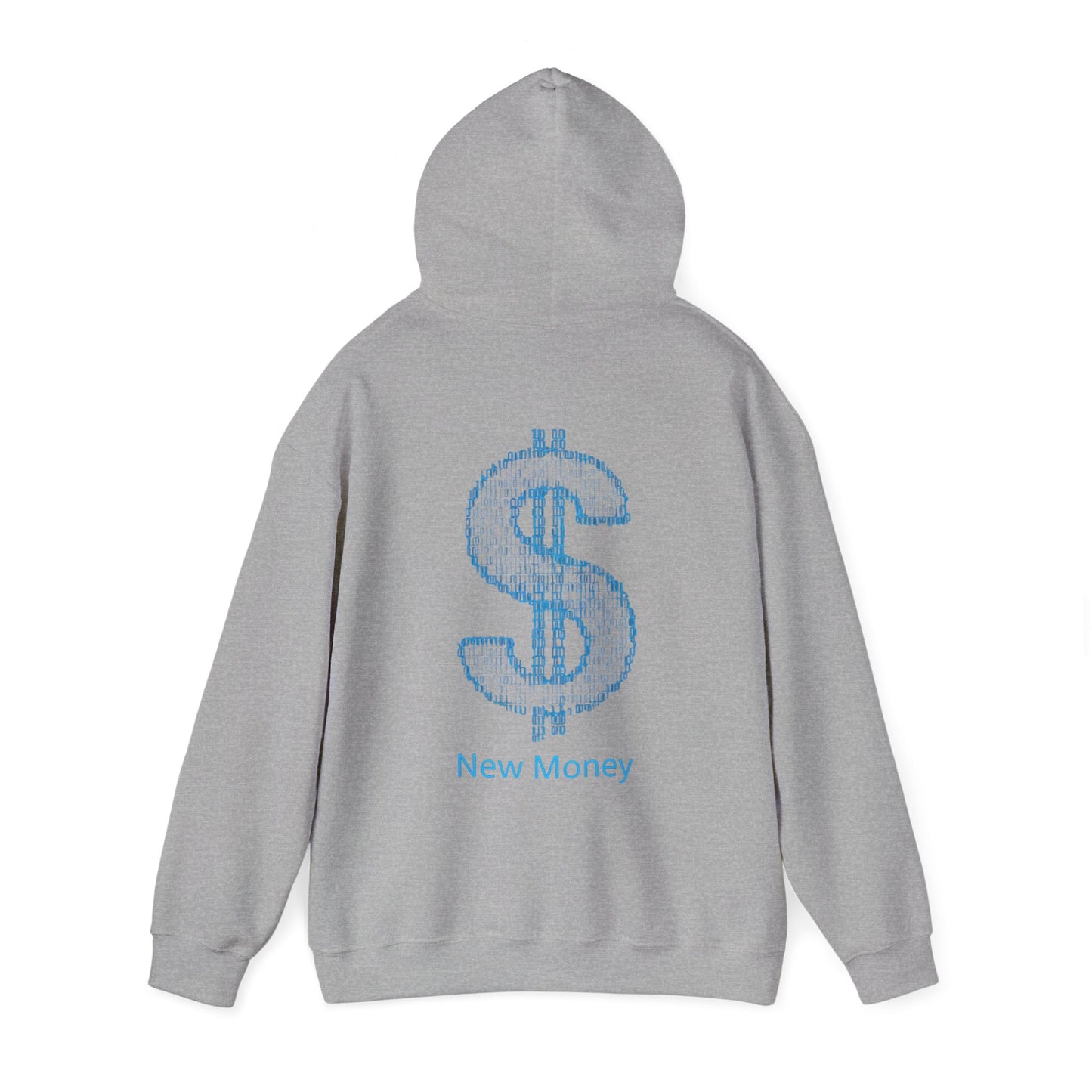 New Money Unisex Hooded Sweatshirt, Stylish Comfort, Casual Clothing, Gift for Him/Her, Streetwear, Trendy Hoodie, Cozy Essentials