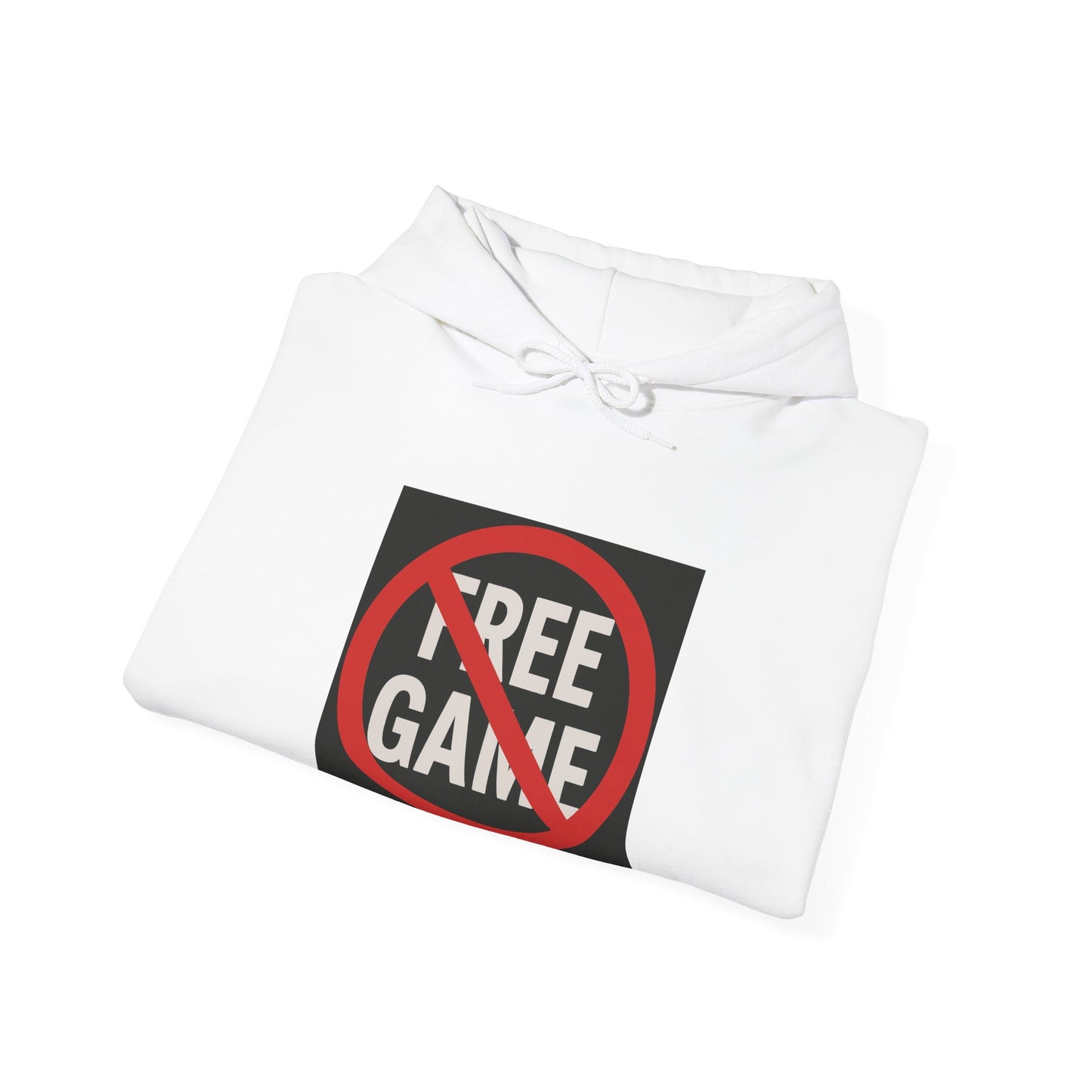 No Free Game Unisex Heavy Blend Hooded Sweatshirt, Cozy Hoodie, Casual Sweatshirt, Gift for Gamers, Oversized Style