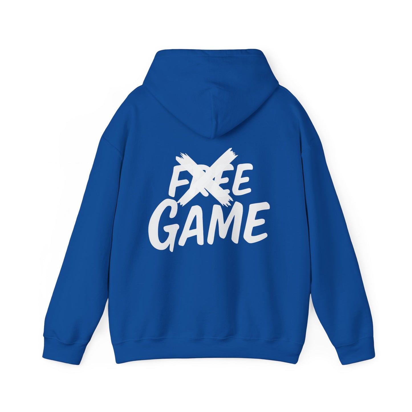 No Free Game Unisex Hooded Sweatshirt, Cozy Outfit, Casual Wear, Trendy Streetwear