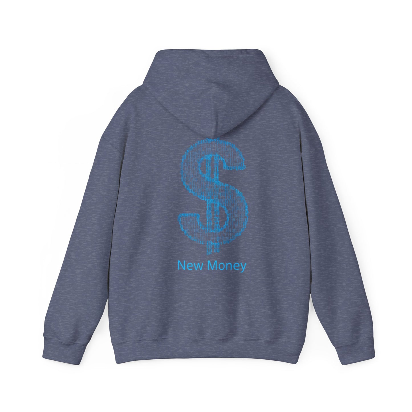 New Money Unisex Hooded Sweatshirt, Stylish Comfort, Casual Clothing, Gift for Him/Her, Streetwear, Trendy Hoodie, Cozy Essentials