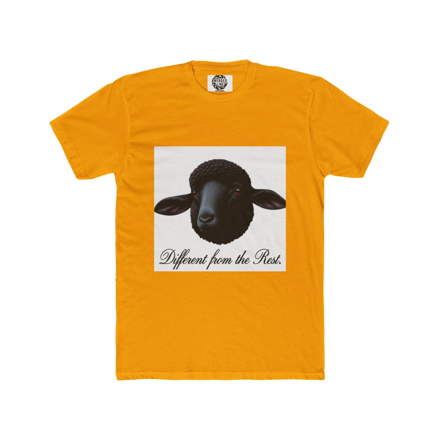 Unique Sheep Graphic Tee, Casual Cotton T-Shirt for Animal Lovers, Gift for Birthdays, Farm Theme, Unisex Apparel
