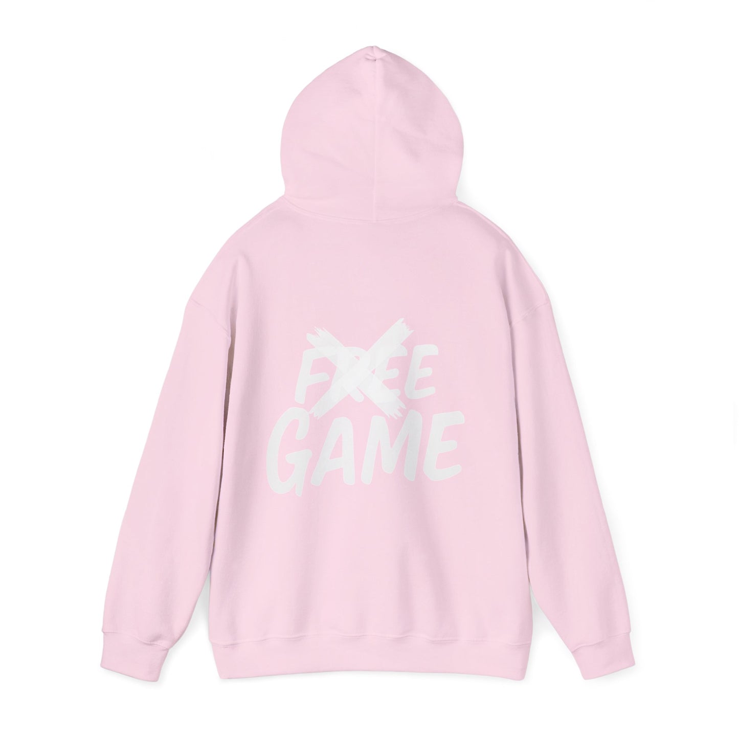 No Free Game Unisex Hooded Sweatshirt, Cozy Outfit, Casual Wear, Trendy Streetwear