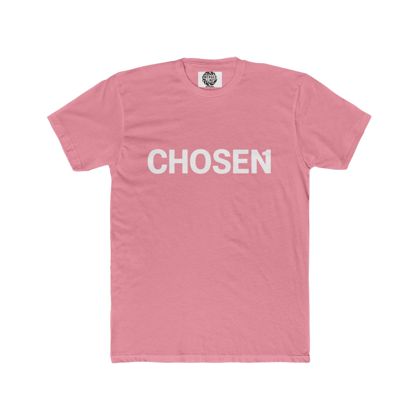 Unisex 'Chosen 1,' Cotton Crew Tee - Casual Wear, Gift for Friends, Inspirational Quote Shirt, Everyday Comfort, Motivational Fashion