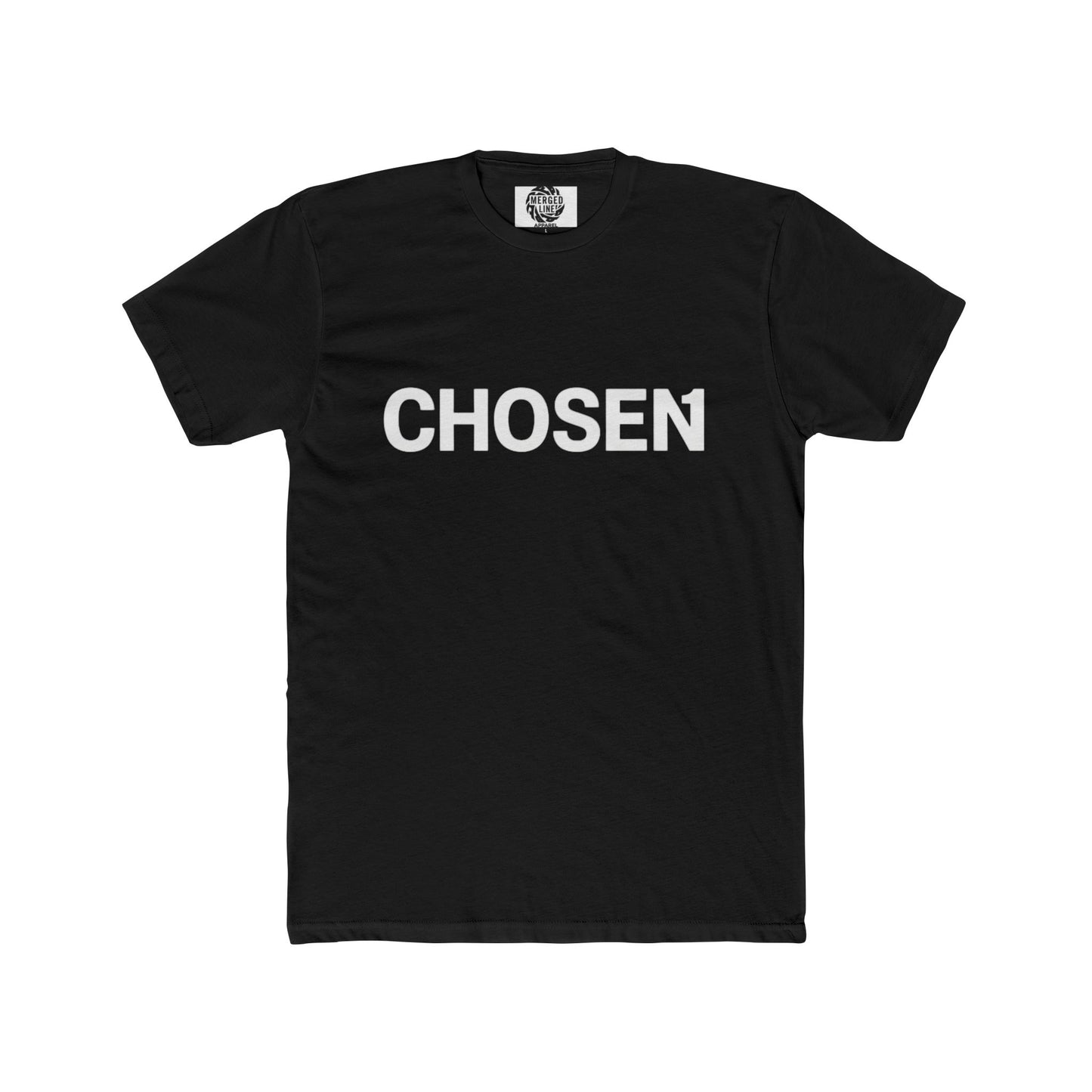 Unisex 'Chosen 1,' Cotton Crew Tee - Casual Wear, Gift for Friends, Inspirational Quote Shirt, Everyday Comfort, Motivational Fashion