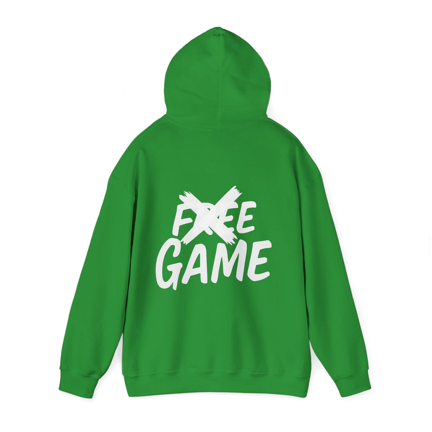 No Free Game Unisex Hooded Sweatshirt, Cozy Outfit, Casual Wear, Trendy Streetwear