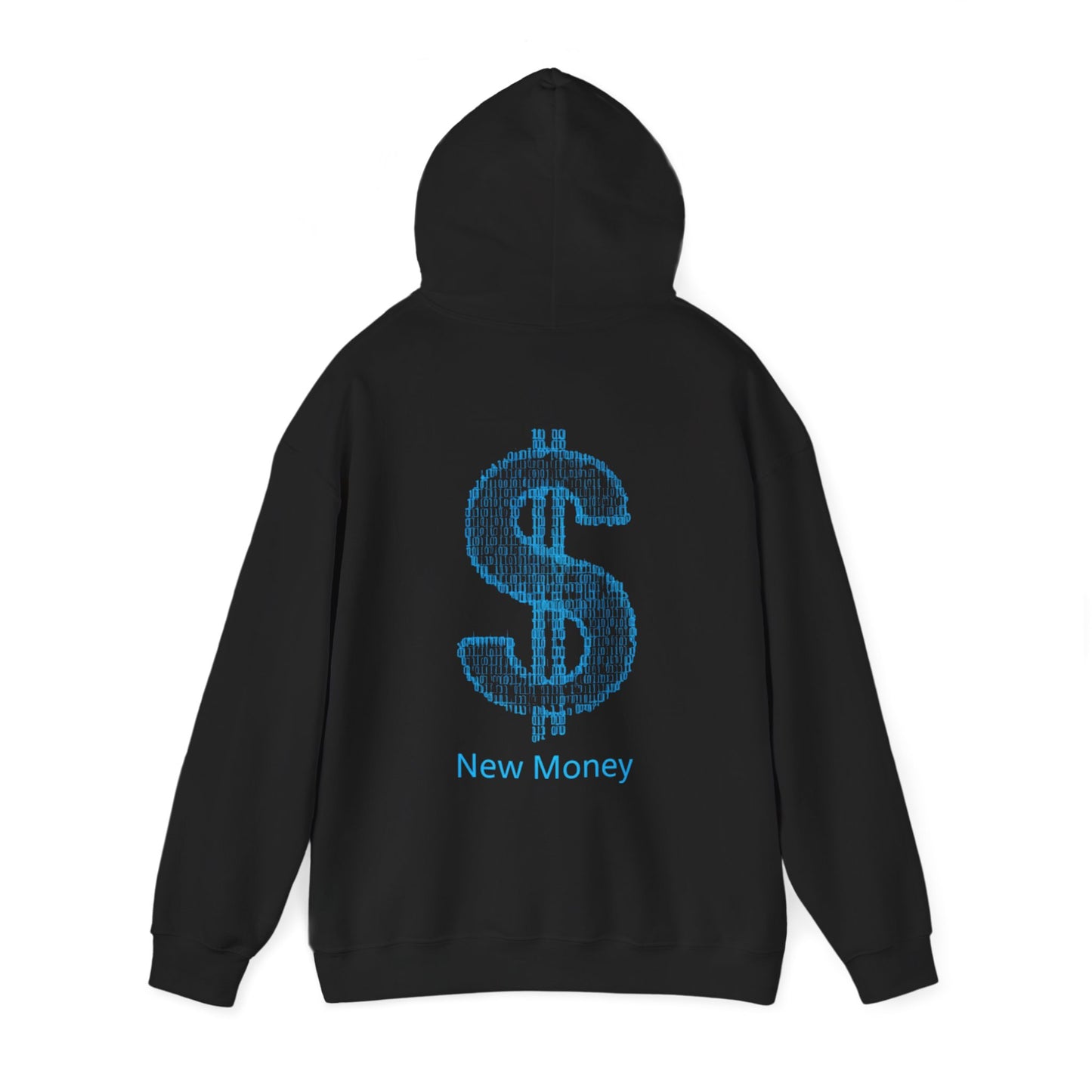 New Money Unisex Hooded Sweatshirt, Stylish Comfort, Casual Clothing, Gift for Him/Her, Streetwear, Trendy Hoodie, Cozy Essentials
