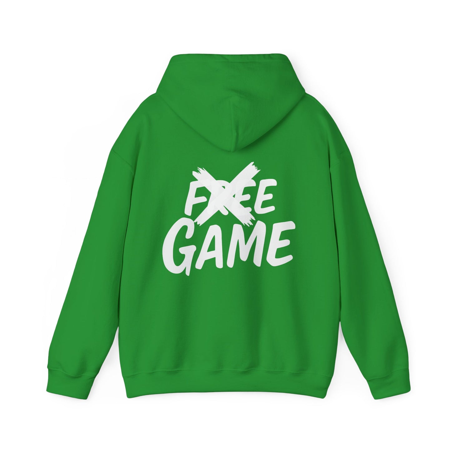 No Free Game Unisex Hooded Sweatshirt, Cozy Outfit, Casual Wear, Trendy Streetwear