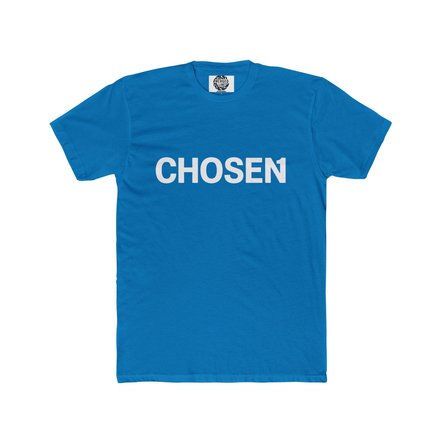 Unisex 'Chosen 1,' Cotton Crew Tee - Casual Wear, Gift for Friends, Inspirational Quote Shirt, Everyday Comfort, Motivational Fashion