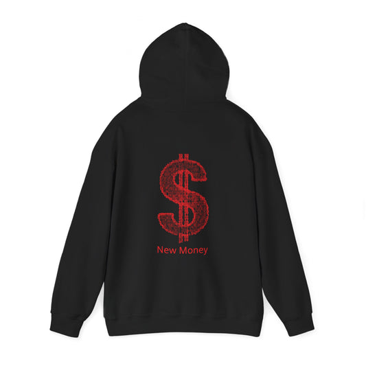 Stylish 'New Money' Hoodie, Unisex Heavy Blend Sweatshirt for Trendsetters, Perfect Gift for Birthdays, Fashion Lovers, Casual Wear