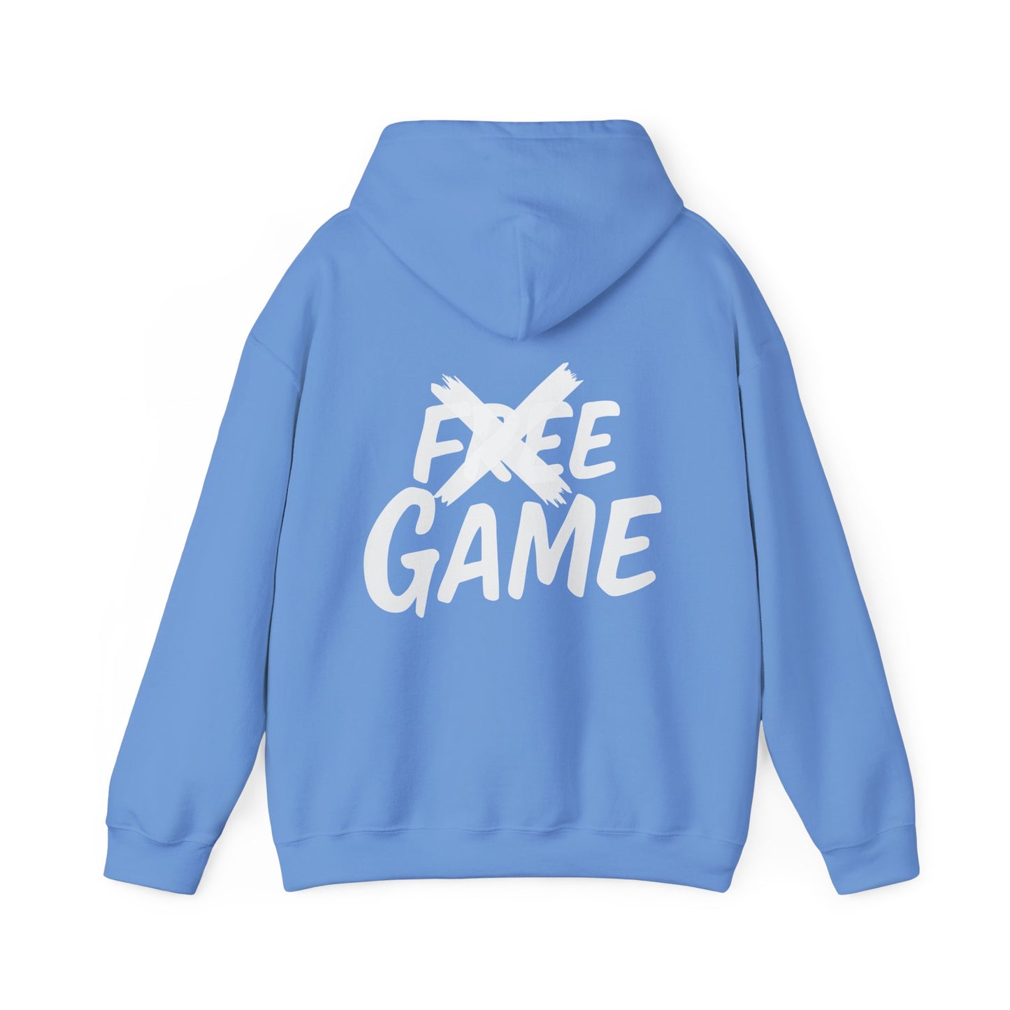 No Free Game Unisex Hooded Sweatshirt, Cozy Outfit, Casual Wear, Trendy Streetwear