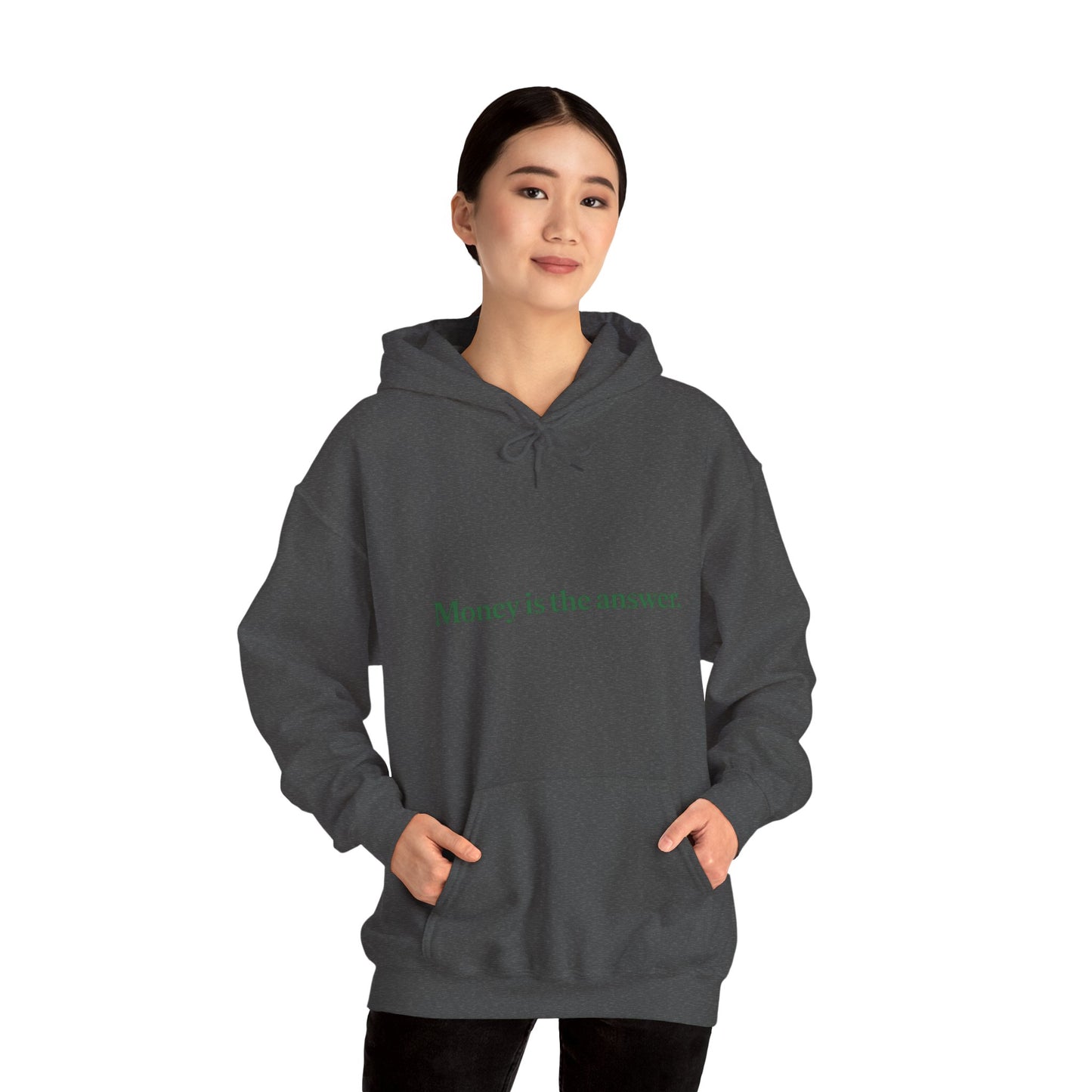Money is the Answer Hoodie, Unisex Pullover Sweatshirt, Casual Streetwear, Gift for Entrepreneurs, Motivational Apparel