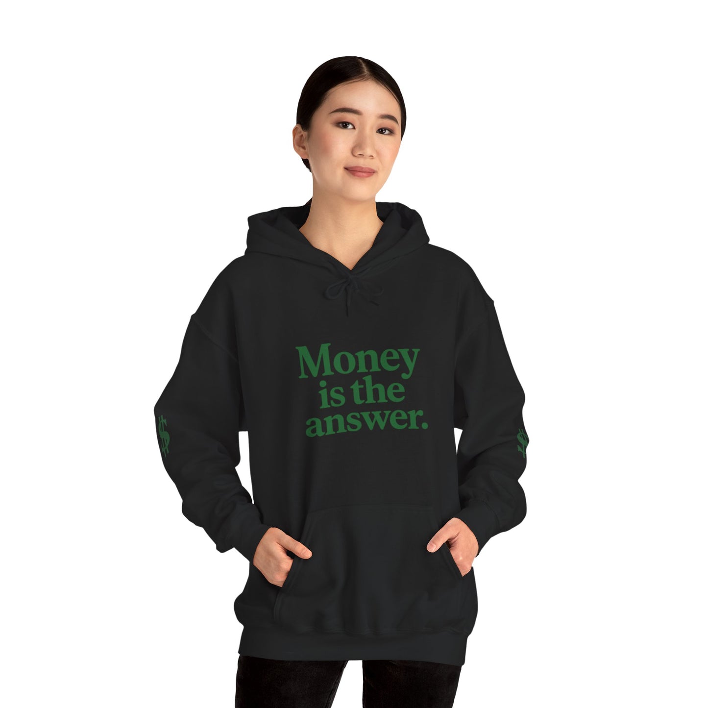 Cozy Money Sweatshirt - Unisex Hooded Sweatshirt, Casual Gift, Money Quote Apparel, Ideal for Everyday Wear, Perfect for Gift Giving