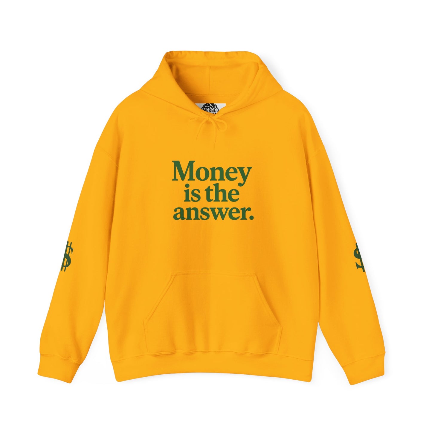 Cozy Money Sweatshirt - Unisex Hooded Sweatshirt, Casual Gift, Money Quote Apparel, Ideal for Everyday Wear, Perfect for Gift Giving