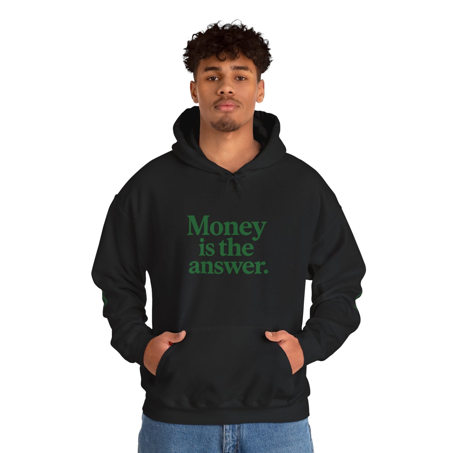 Cozy Money Sweatshirt - Unisex Hooded Sweatshirt, Casual Gift, Money Quote Apparel, Ideal for Everyday Wear, Perfect for Gift Giving