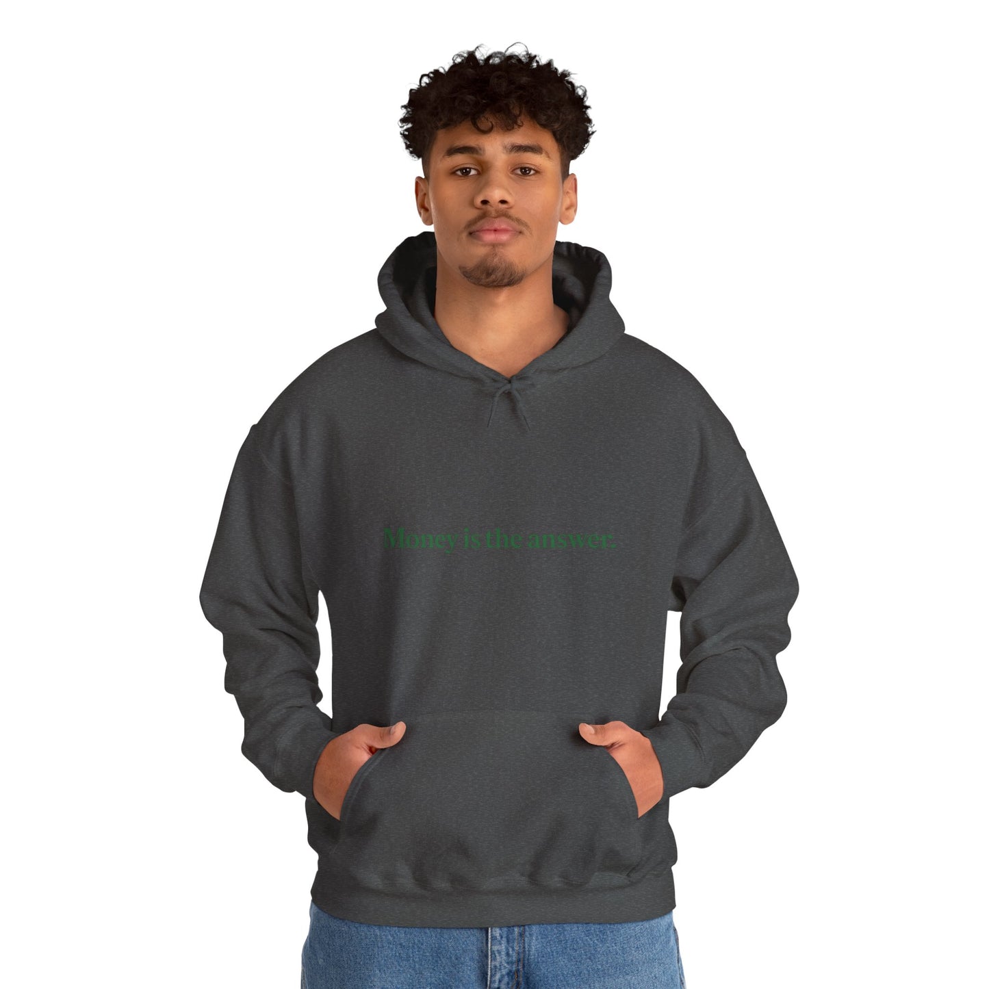 Money is the Answer Hoodie, Unisex Pullover Sweatshirt, Casual Streetwear, Gift for Entrepreneurs, Motivational Apparel
