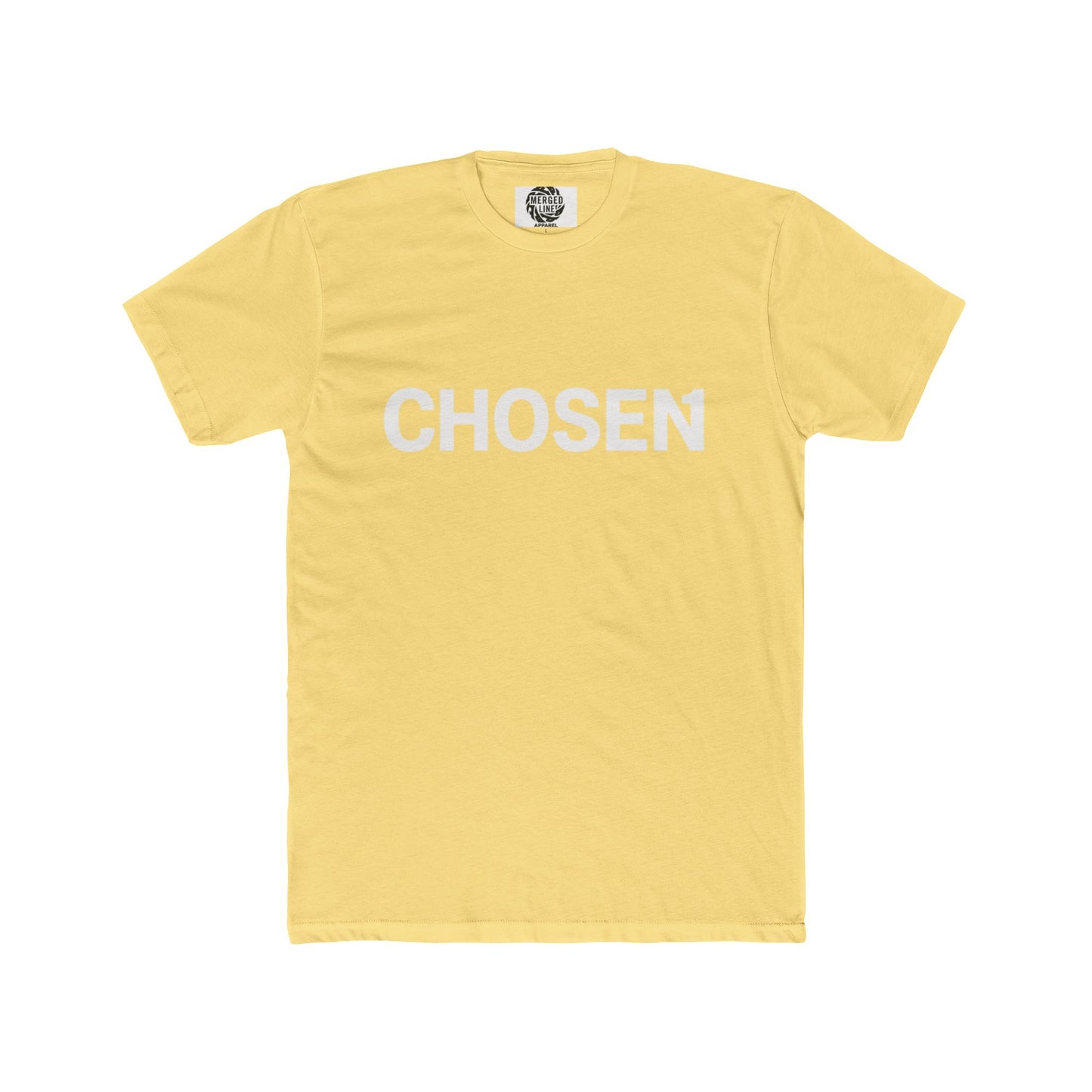 Unisex 'Chosen 1,' Cotton Crew Tee - Casual Wear, Gift for Friends, Inspirational Quote Shirt, Everyday Comfort, Motivational Fashion