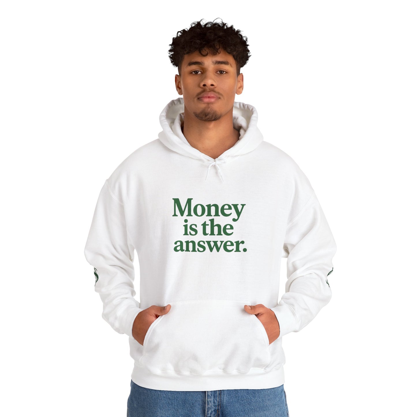 Cozy Money Sweatshirt - Unisex Hooded Sweatshirt, Casual Gift, Money Quote Apparel, Ideal for Everyday Wear, Perfect for Gift Giving