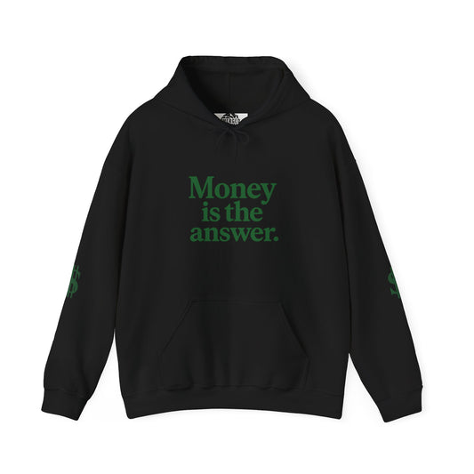 Cozy Money Sweatshirt - Unisex Hooded Sweatshirt, Casual Gift, Money Quote Apparel, Ideal for Everyday Wear, Perfect for Gift Giving